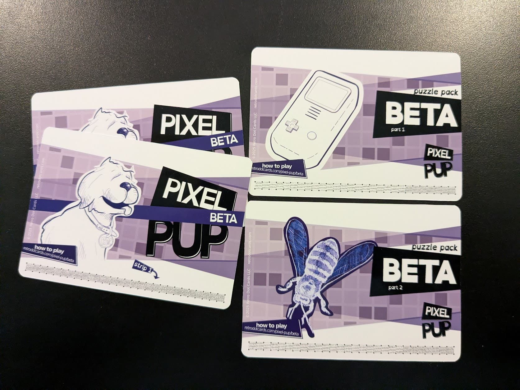 Physical Pixel Pup beta cards