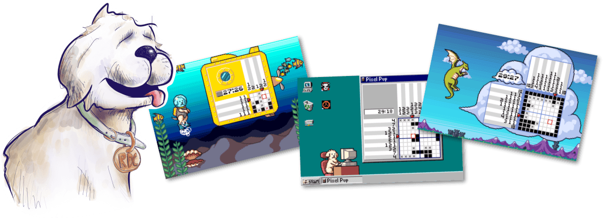 Pixel Pup screenshot montage