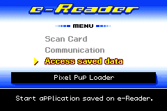 The loader saved on the ereader