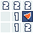 A flagged tile